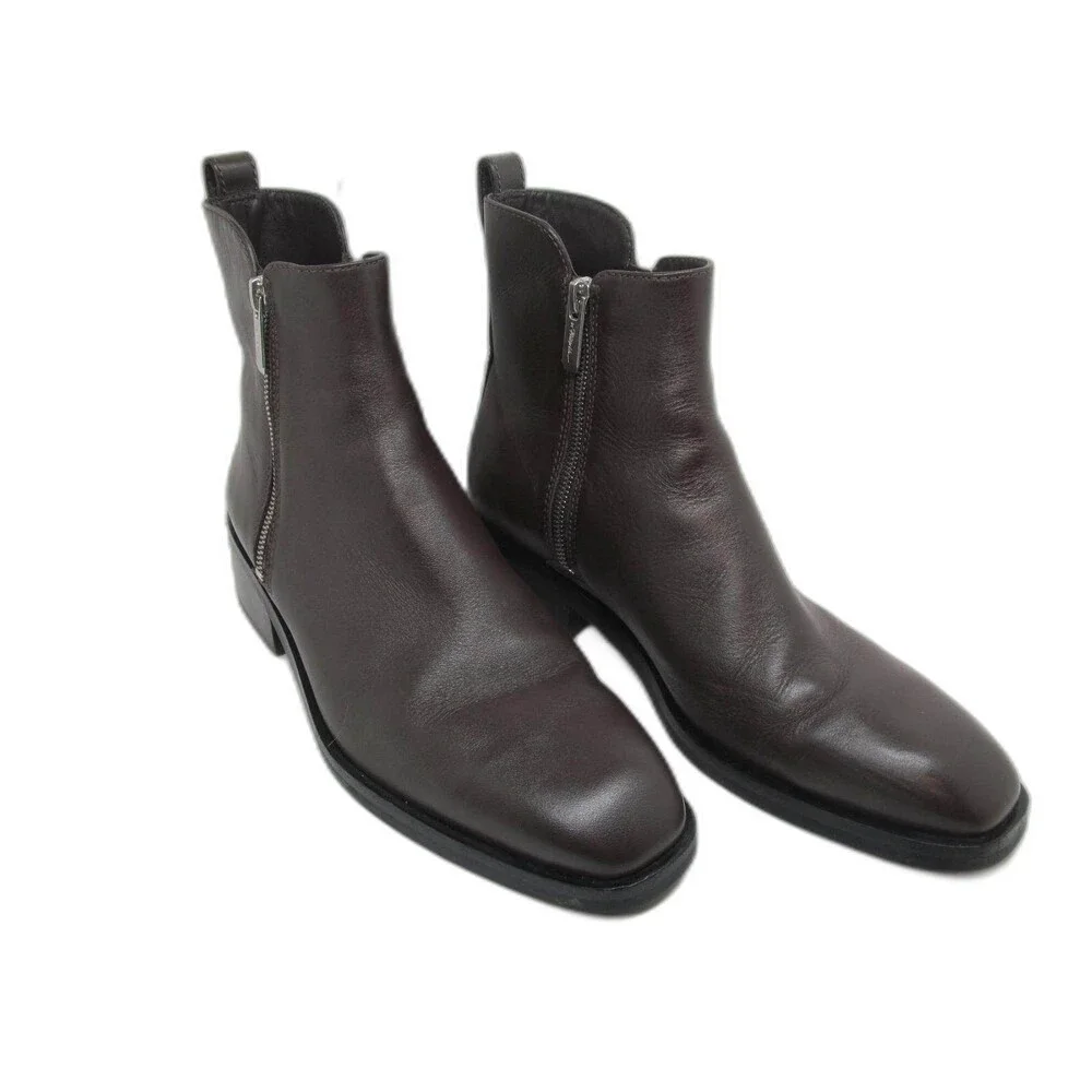 3.1 Phillip Lim Alexa  Leather Ankle Boots Size US 9.5  EU 40